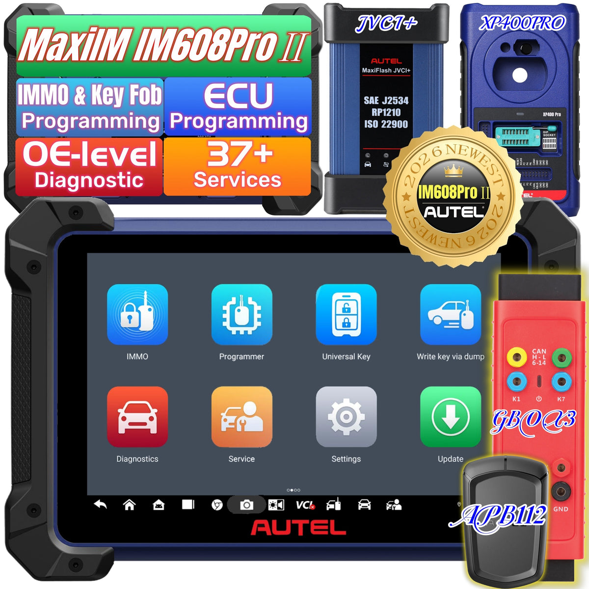 Home / Autel MaxiIM IM608 Pro II Key Fob Programming Tool | US Version ...