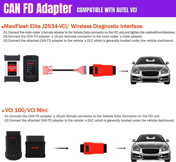 Home / Autel CAN FD Adapter Compatible with Autel Scanner | US Version ...